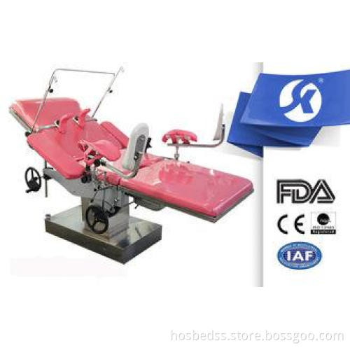 Electrical Stainless Steel Hospital Gynecological Table For